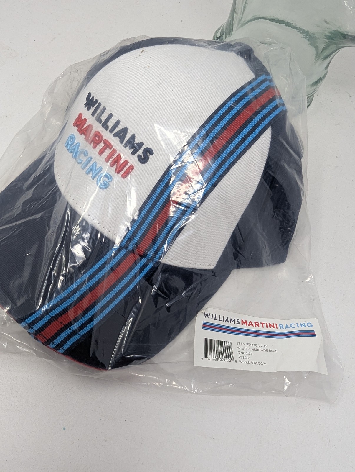 Williams Martini Racing Hat Cap Strap Back One Size Blue White F1 Racing Mens