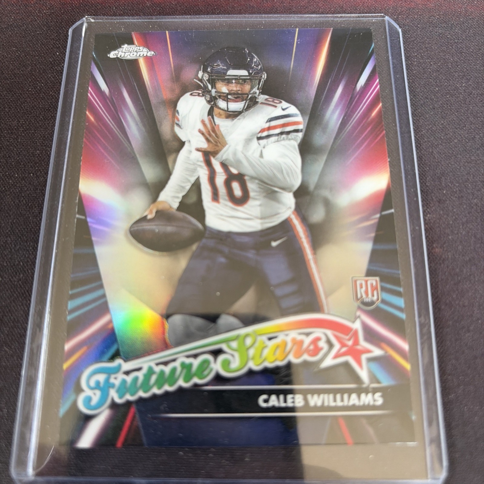 2024 Topps Chrome – Future Stars Caleb Williams #FS-1 Refractor (RC)