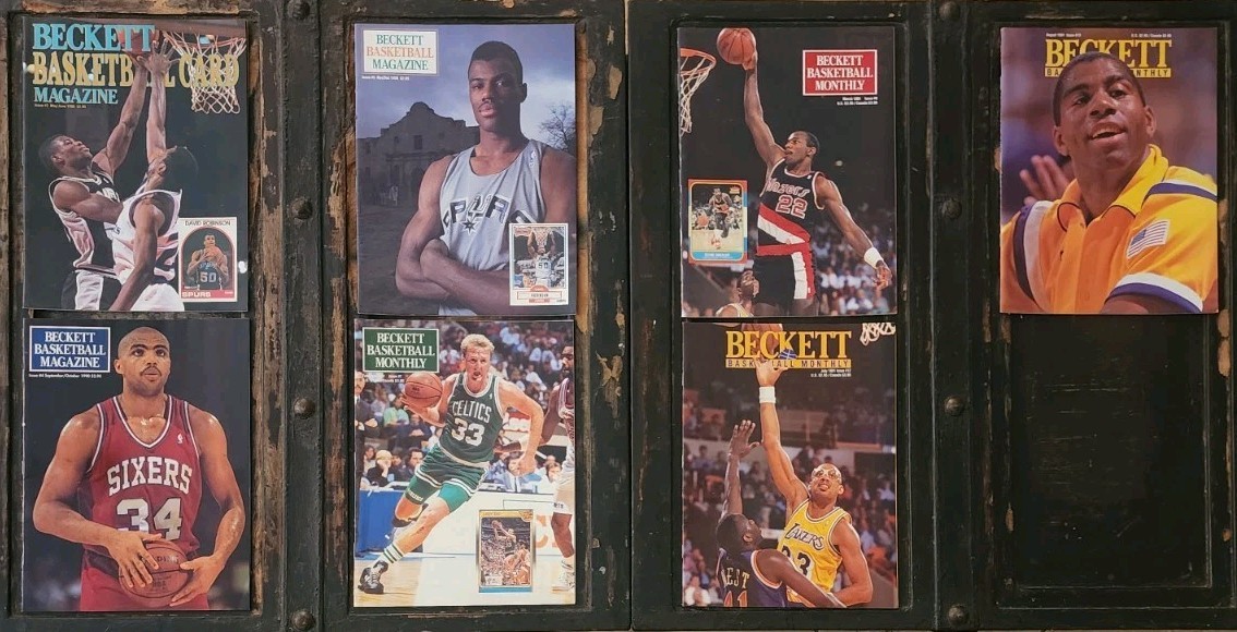 Vintage Beckett Basketball Magazine Lot of 7 Issues #2 #4 #5 #7 #8 #12 #13…