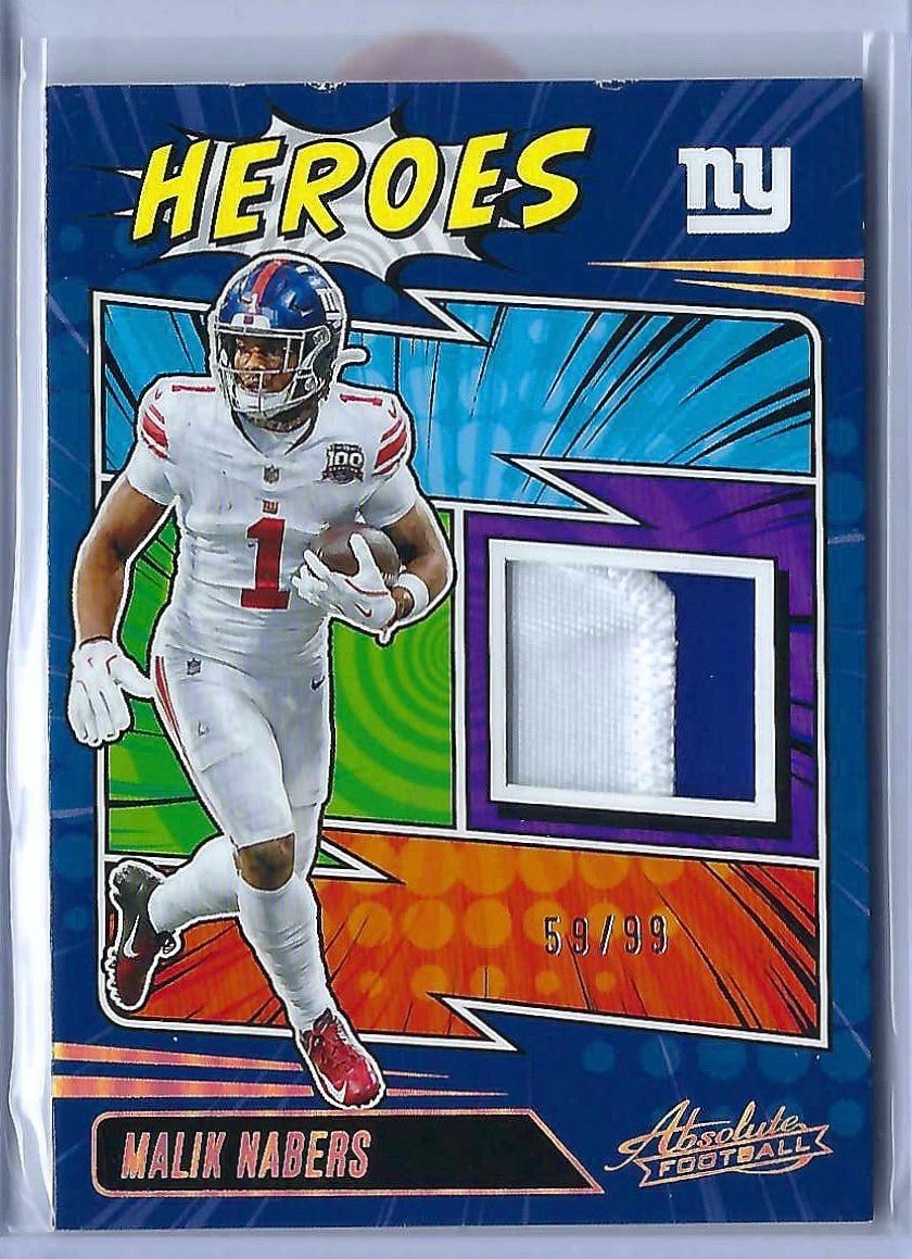2025 Absolute Heros Patch /99 MALIK NABERS #AHM-MNS C701