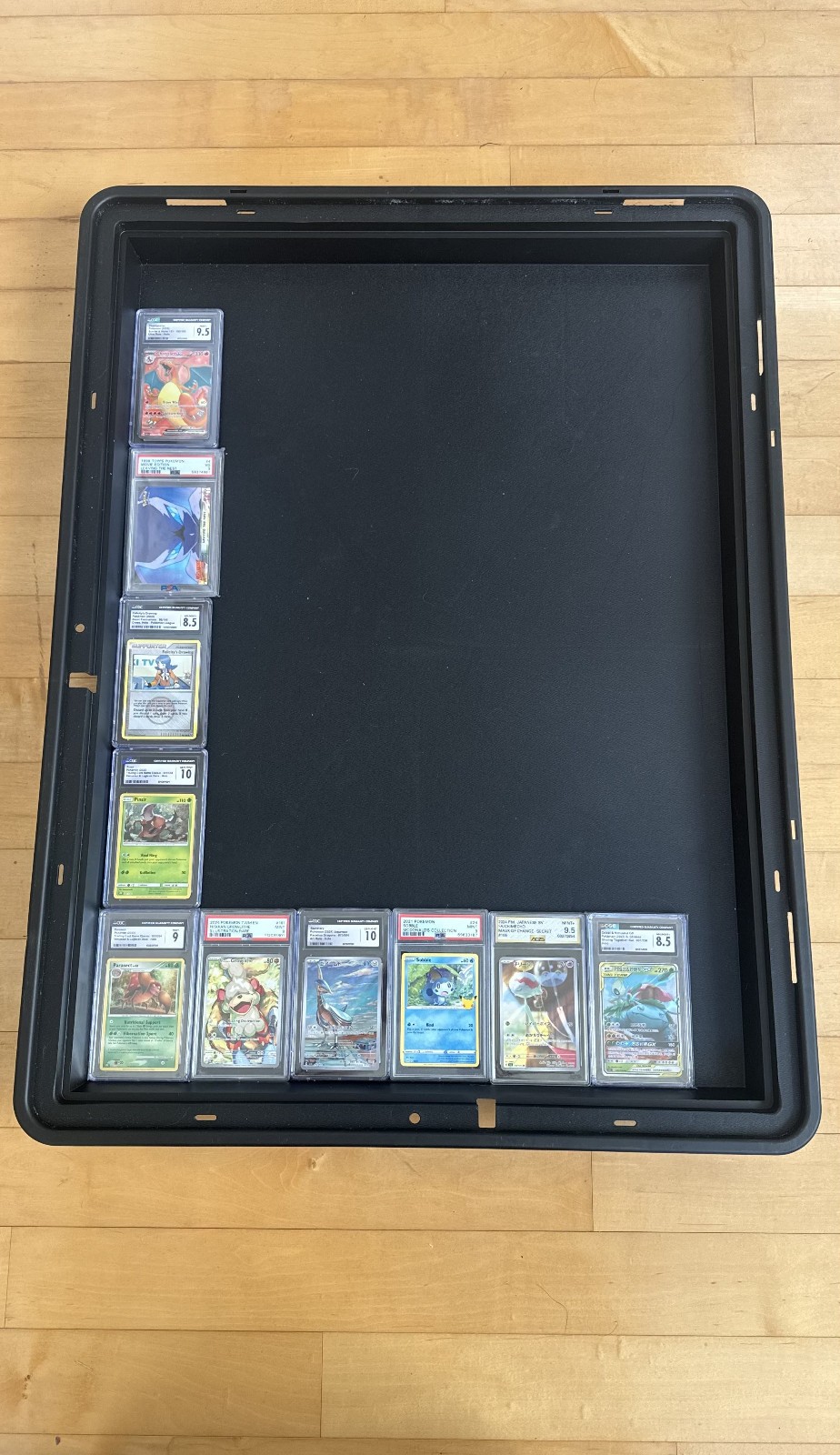 Zion Case Card Riser Stands – Graded Card Slab Display – Vertical & Horizontal