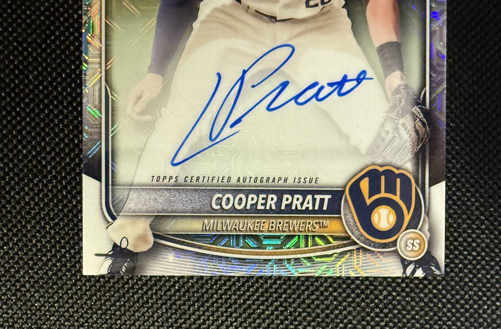 2025 Bowman Chrome Prospects COOPER PRATT MEGA MOJO Auto #BMA-CP Brewers