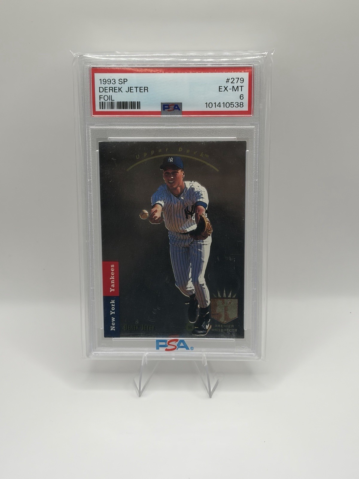 1993 Upper Deck SP – Premier Prospects Derek Jeter #279 (RC)