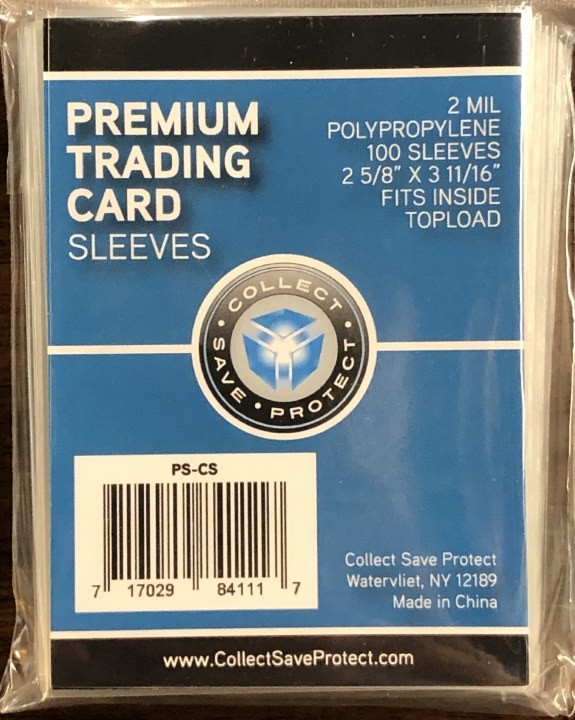 (2000) CSP PREMIUM SOFT PENNY POLY TRADING CARD SLEEVES for 3X4 TOPLOADERS