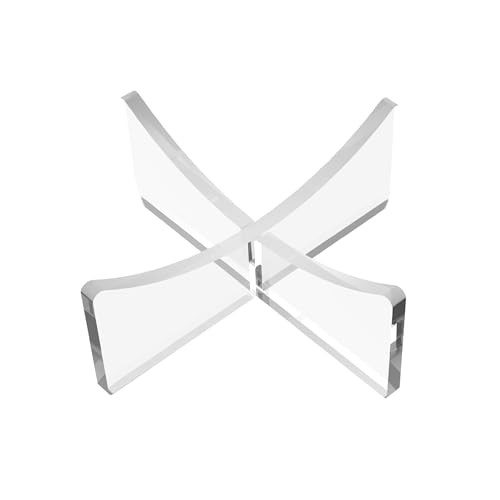Basketball Stand-Pack Acrylic Ball Stand for Display, Clear 3.54×1.3 inch 3