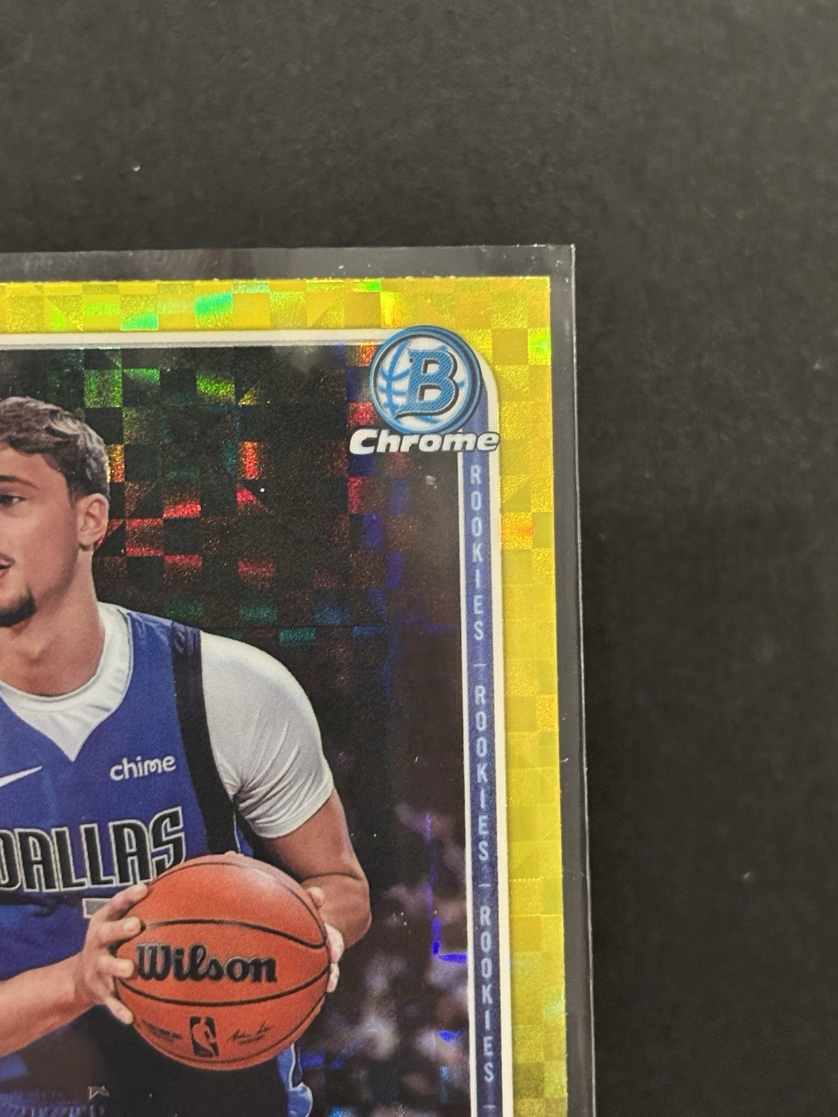 2025 Bowman Chrome Cooper Flagg Yellow X-Fractor 17/75 ROOKIE Mavericks #BCV-1