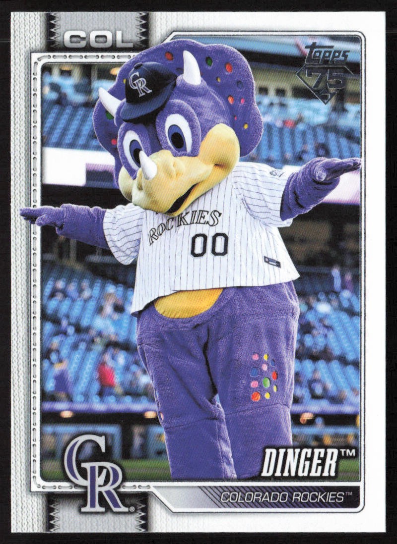 2026 Topps – Mascots #M-4 Dinger