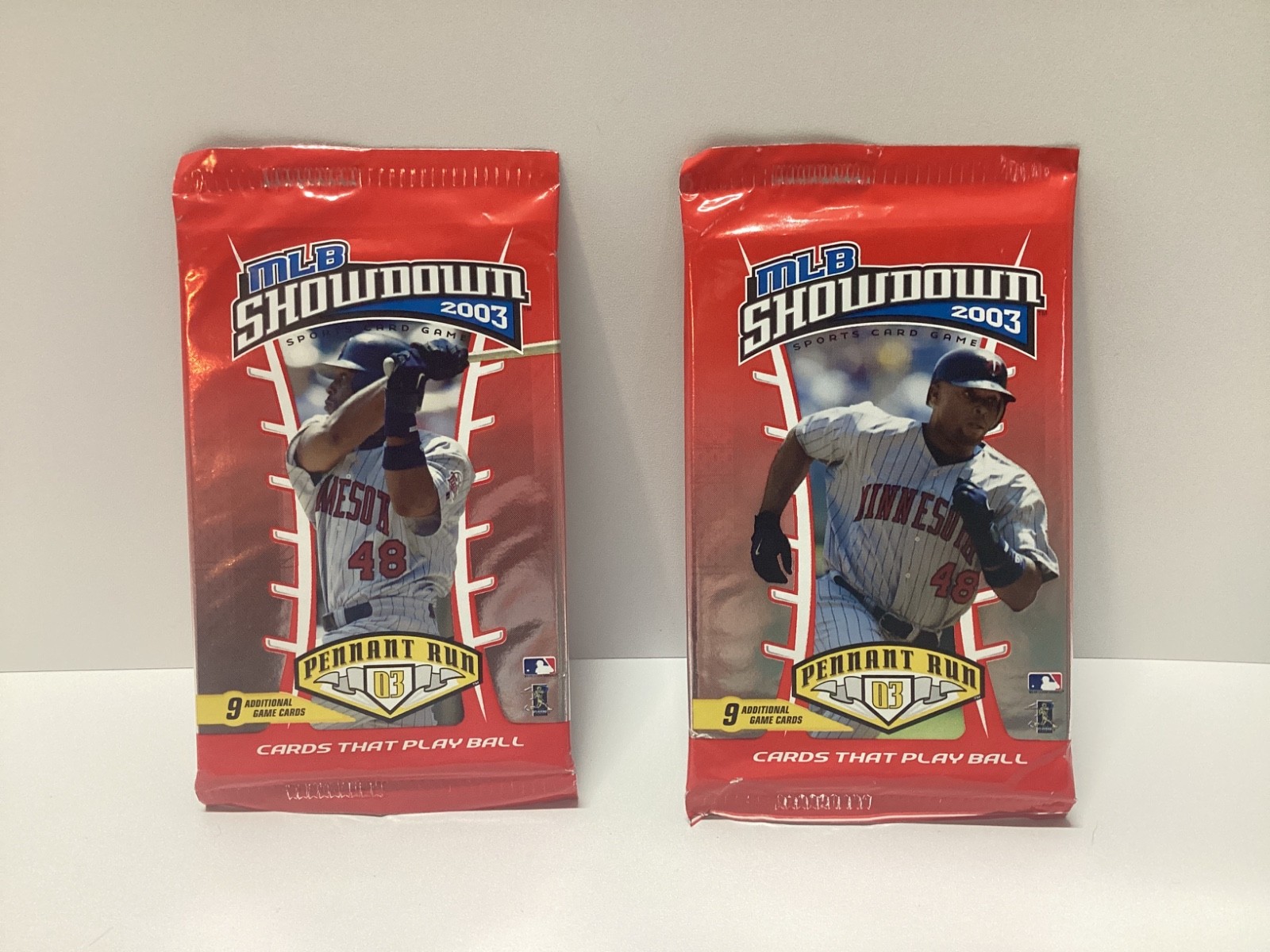 2003 MLB Showdown Pennant Run CCG Booster Pack New Sealed (9 cards)