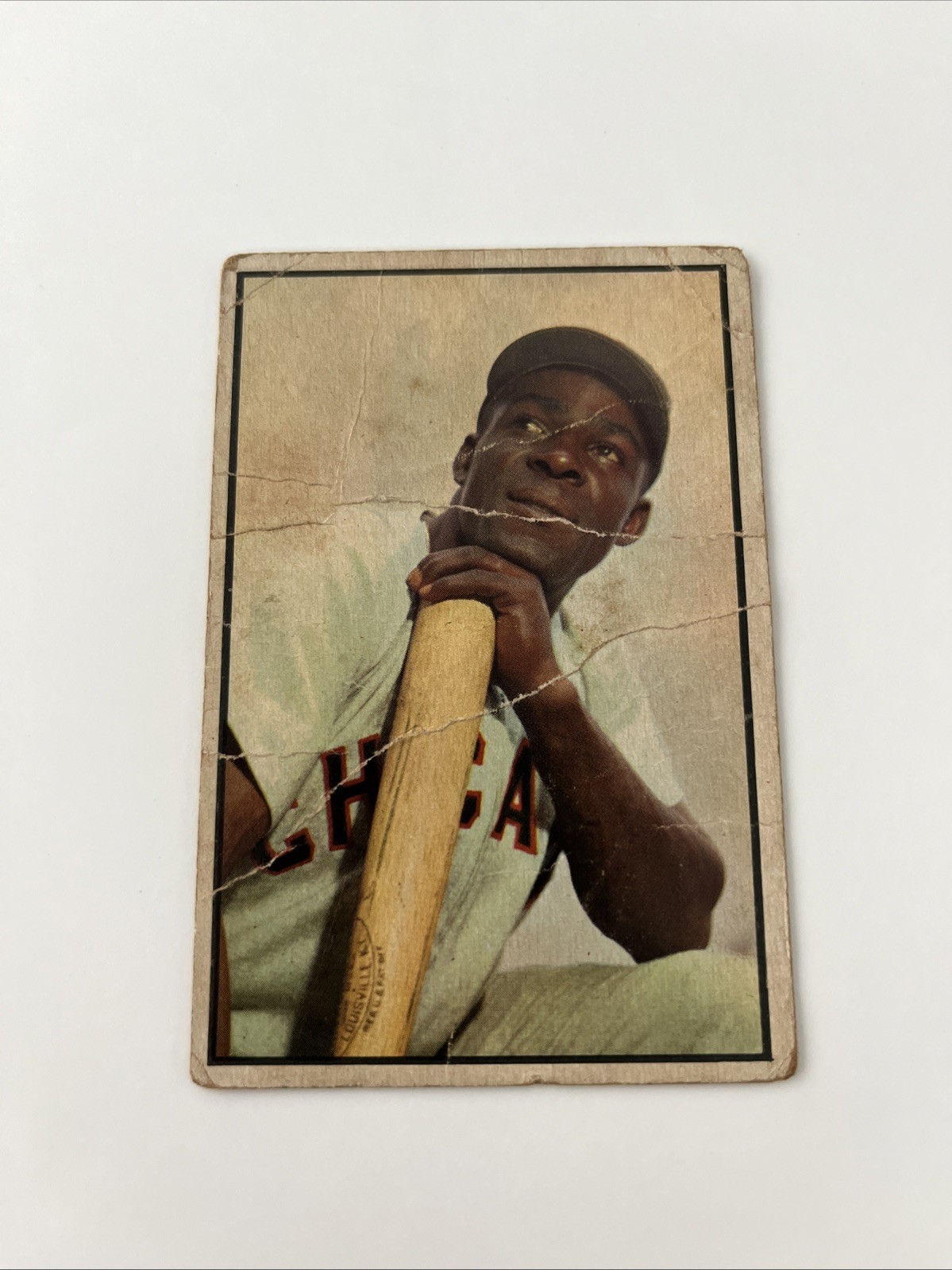 1953 Bowman Color – Minnie Minoso #36 Orestes on Card