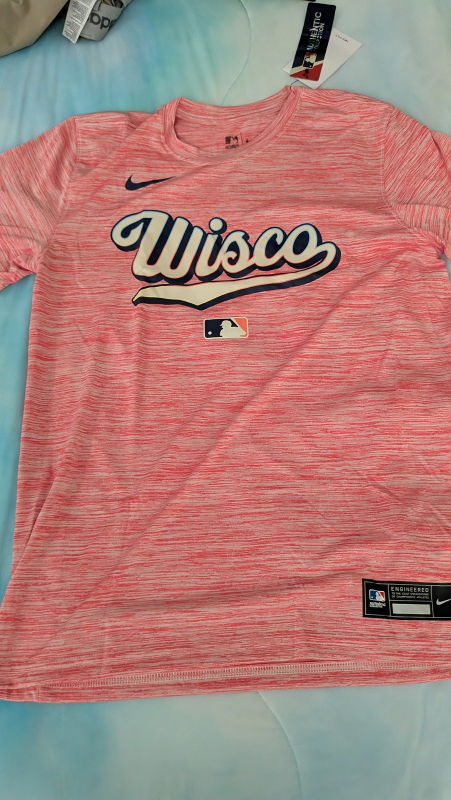 Milwaukee Brewers Nike 2026 City Connect Authentic Collection Velocity Shirt Med