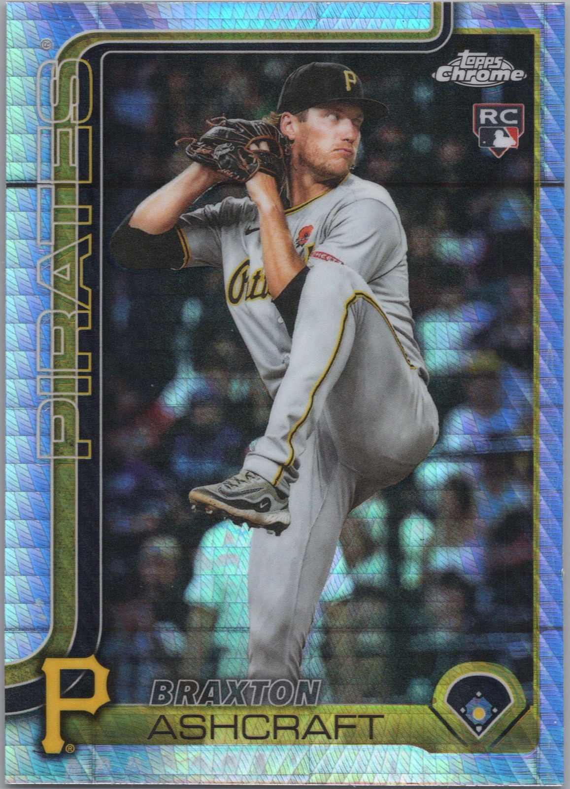 2025 Topps Chrome Update #USC142 Braxton Ashcraft Prism Refractors