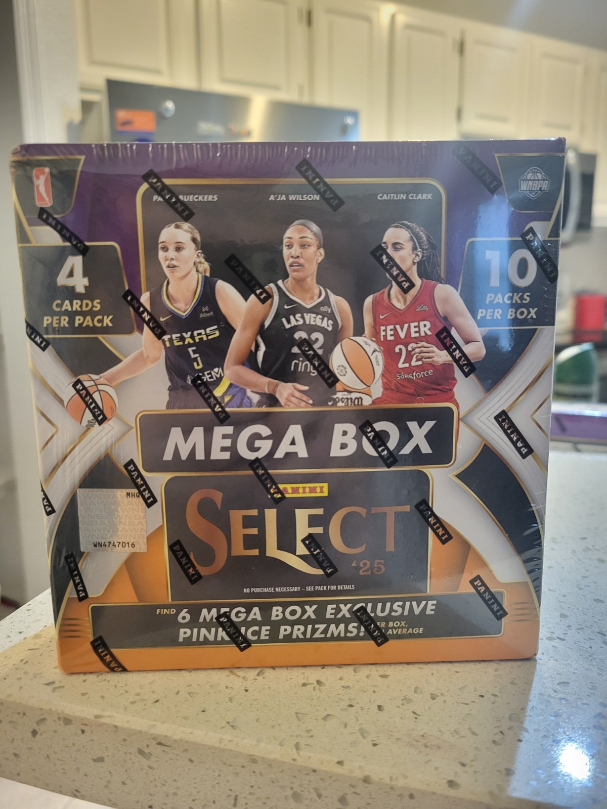 2025 PANINI SELECT WNBA BASKETBALL – MEGA BOX – FACTORY SEALED – PINK ICE