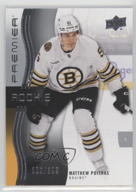 2023-24 Upper Deck Premier Rookies 329/399 Matthew Poitras #107 14sr