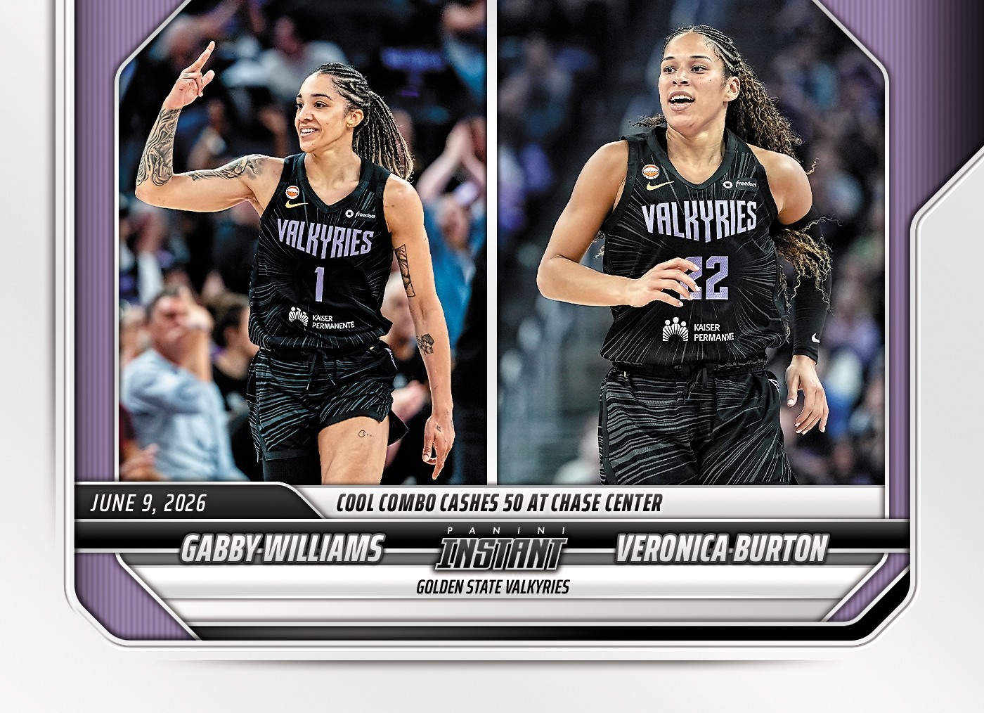 2026 Panini Instant WNBA #141 Gabby Williams Veronica Burton Valkyries PRESALE