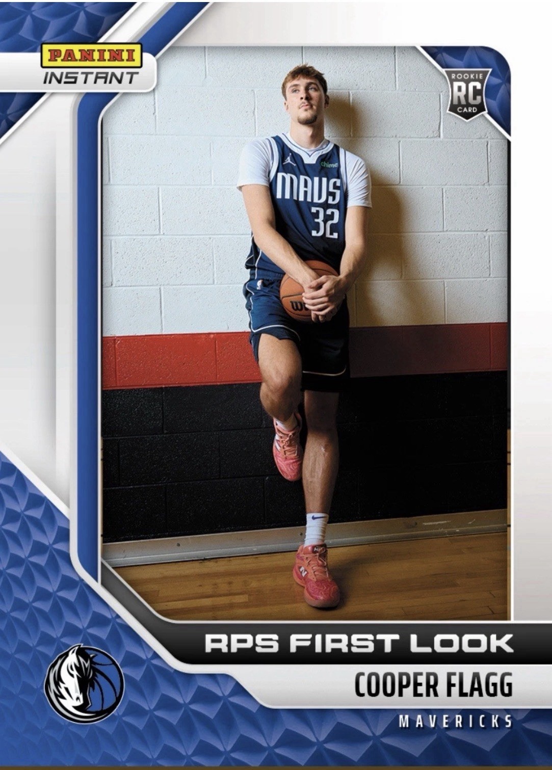 Cooper Flagg ROOKIE 2025 Panini Instant RPS First Look #RPSLF-16 Mavericks QTY