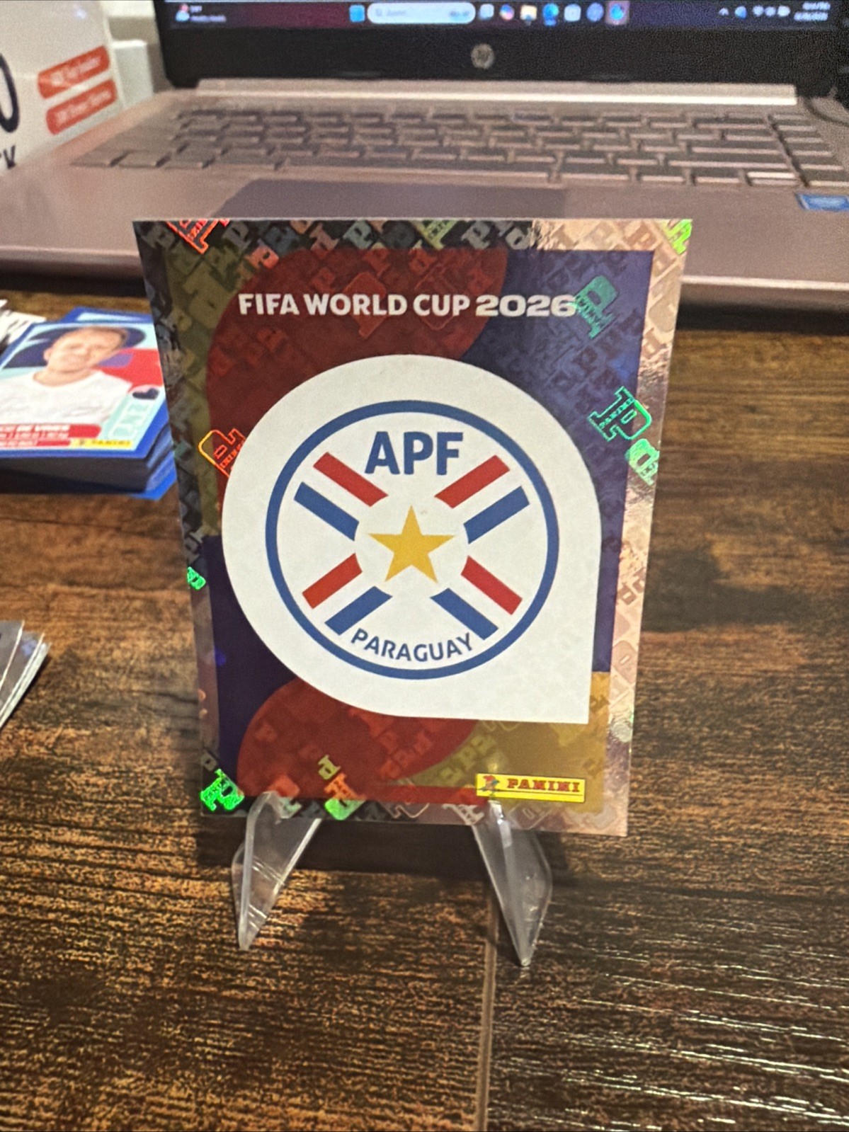Panini FIFA World Cup 2026 Soccer Sticker Paraguay APF Club Badge/Logo