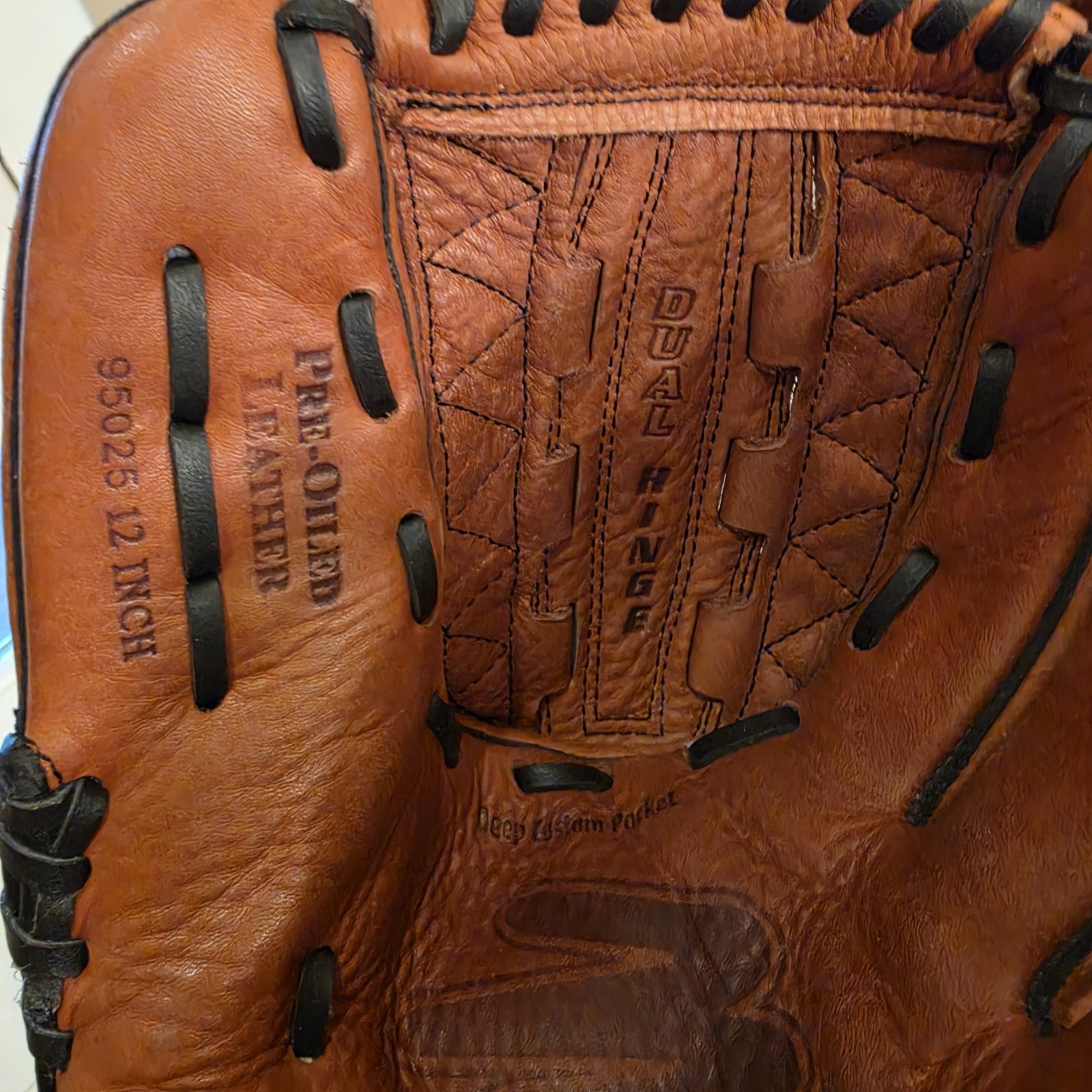 MacGregor Baseball Glove Leather RHT 12″ 95025 M-1100 Right Hand Throw