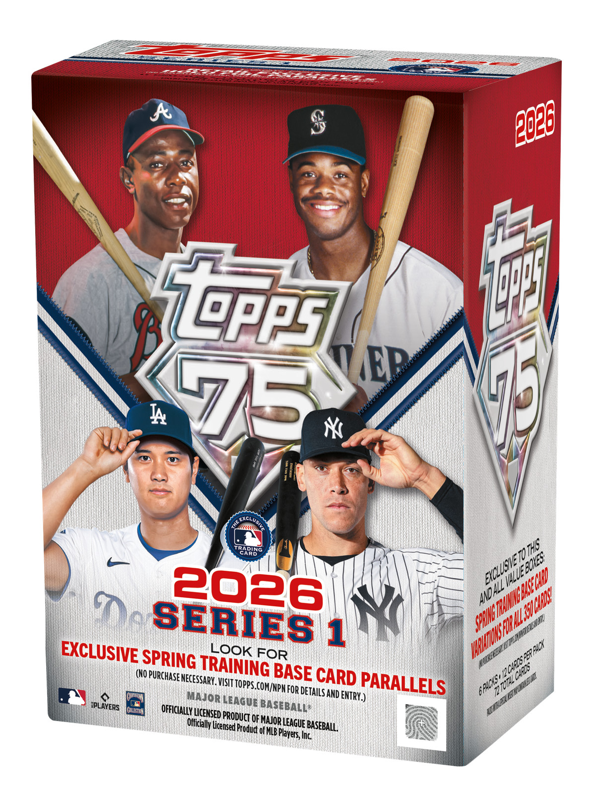 2026 TOPPS SERIES 1 BASEBALL VALUE BLASTER BOX (72 cards) MLB Brand New ASAP QTY