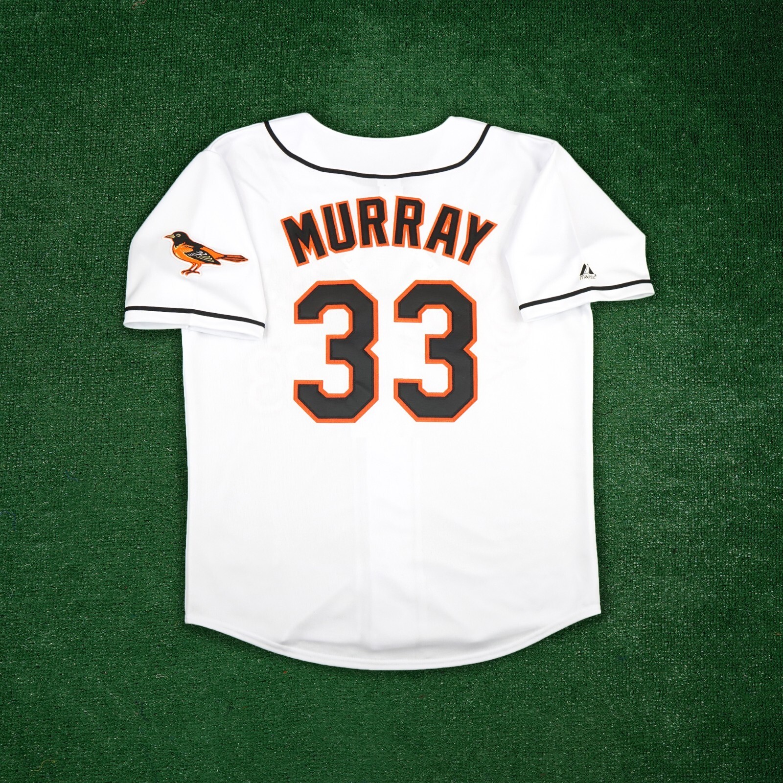 Eddie Murray Baltimore Orioles 1996 Home Men’s White Jersey w/ Team Patch