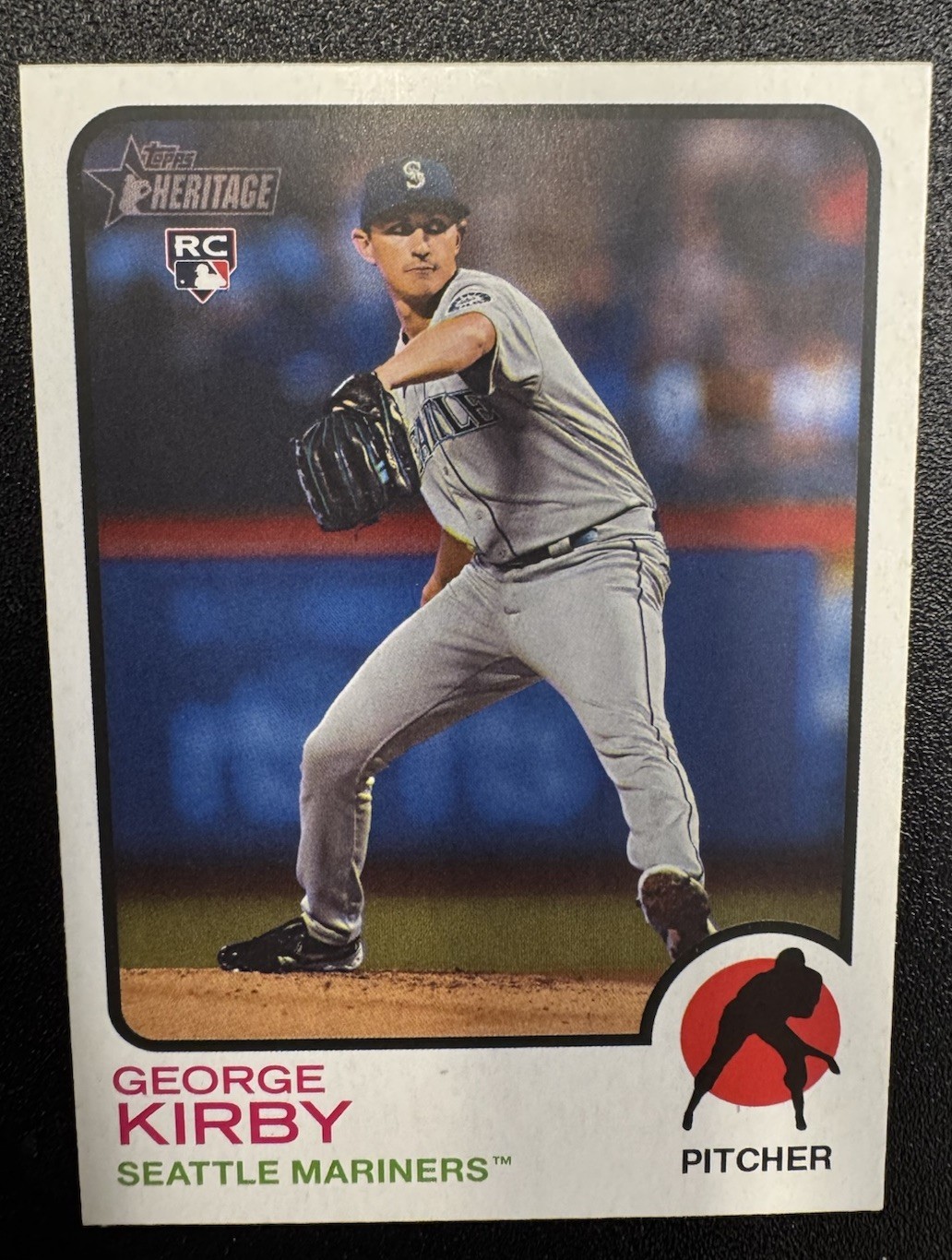2022 Topps Heritage High Number – George Kirby #677 (RC)
