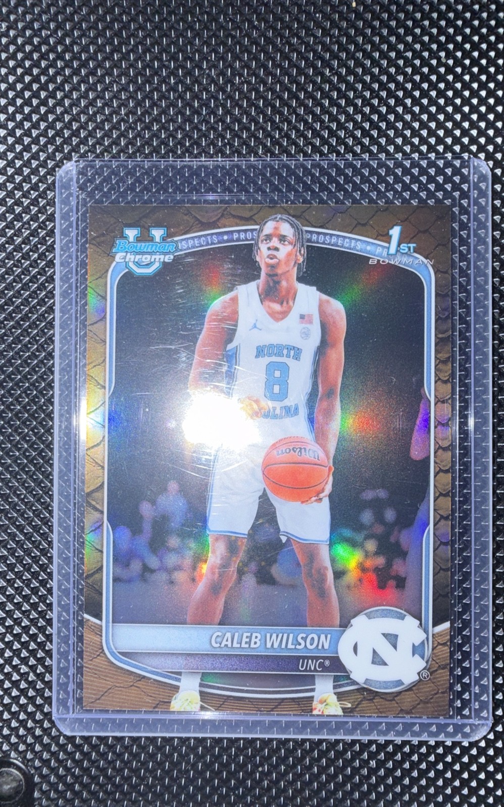 2025-26 Bowman – Chrome Prospects Caleb Wilson #BCP-83 Reptilian Refractor (RC)