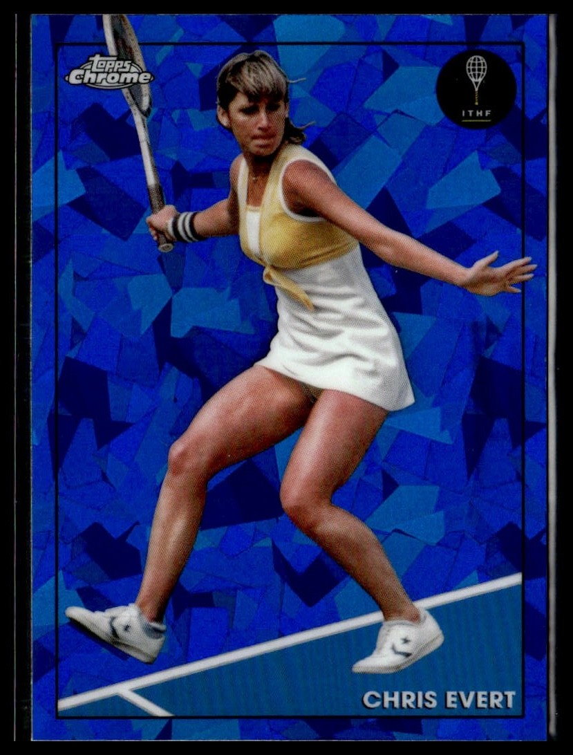 2021 Topps Chrome Sapphire Edition Tennis 99 Chris Evert RC