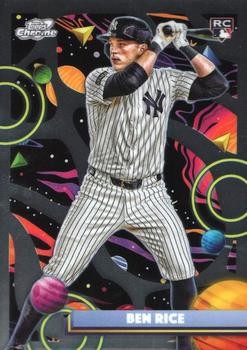 Ben Rice 2025 Topps Chrome Cosmic #174 RC New York Yankees