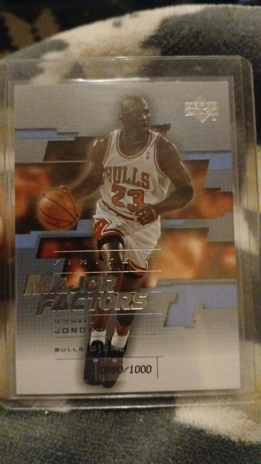 Upper Deck 1998-99 Finite Major Factors MF1 Michael Jordan Bulls 880/1000