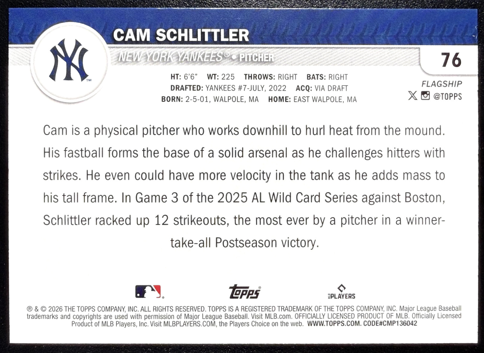 2026 Topps Flagship Collection Inserts – YOU PICK – #1-90 – Complete Your Set
