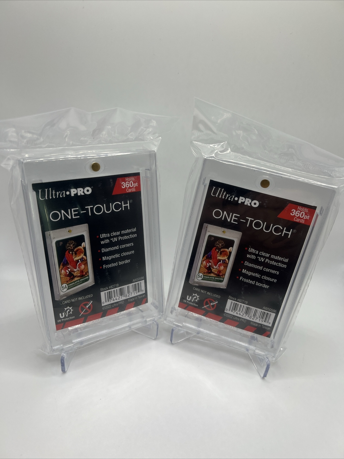 Ultra Pro One-Touch Thick Card 360pt Point Magnetic Card Holder, lot of 2 total