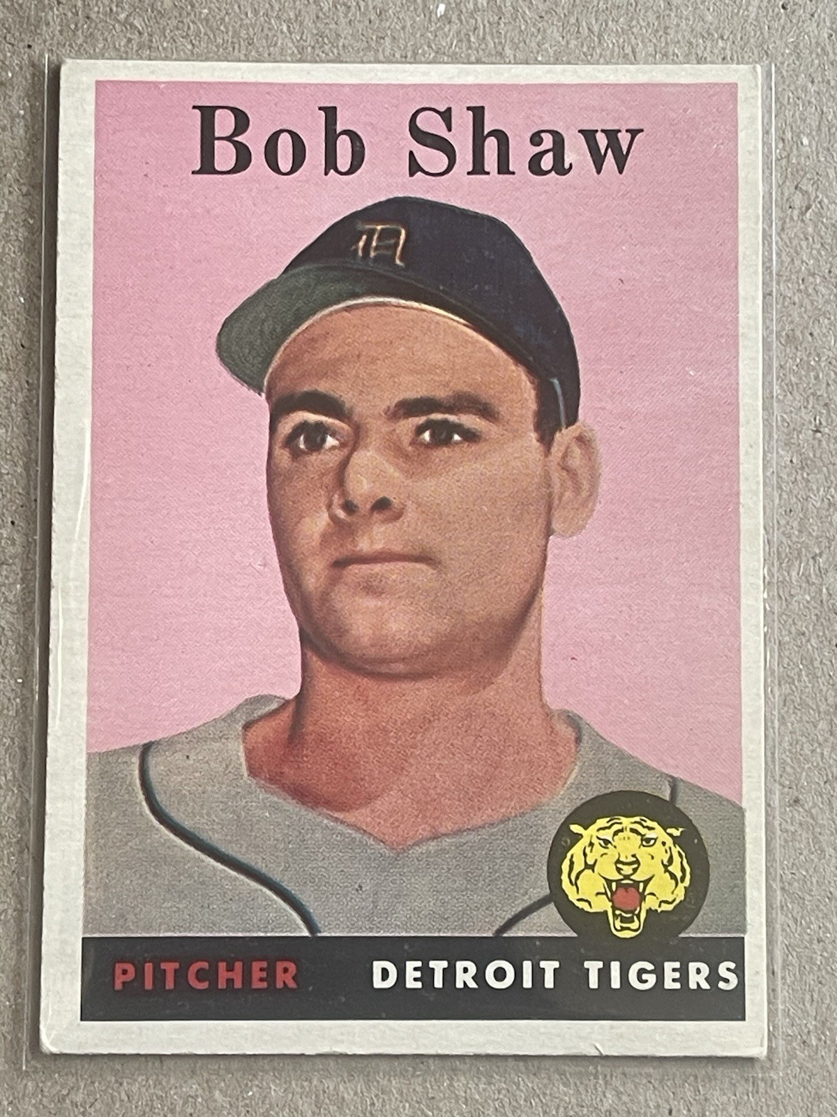 1958 Topps #206 Bob Shaw-Detroit Tigers(Bg4)