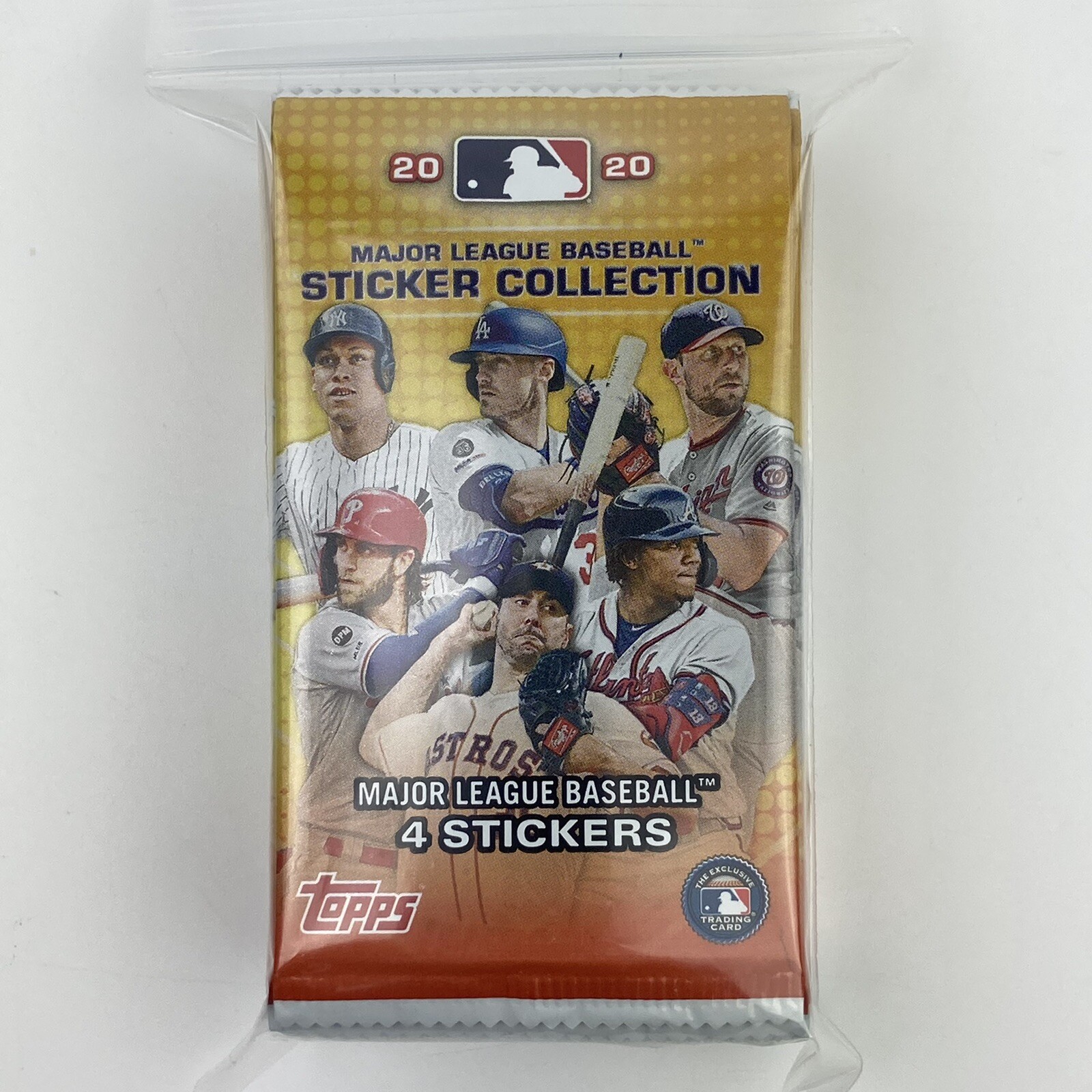 2020 Major League Baseball Sticker Collection Topps 20 Sealed Pack Lot Multiples