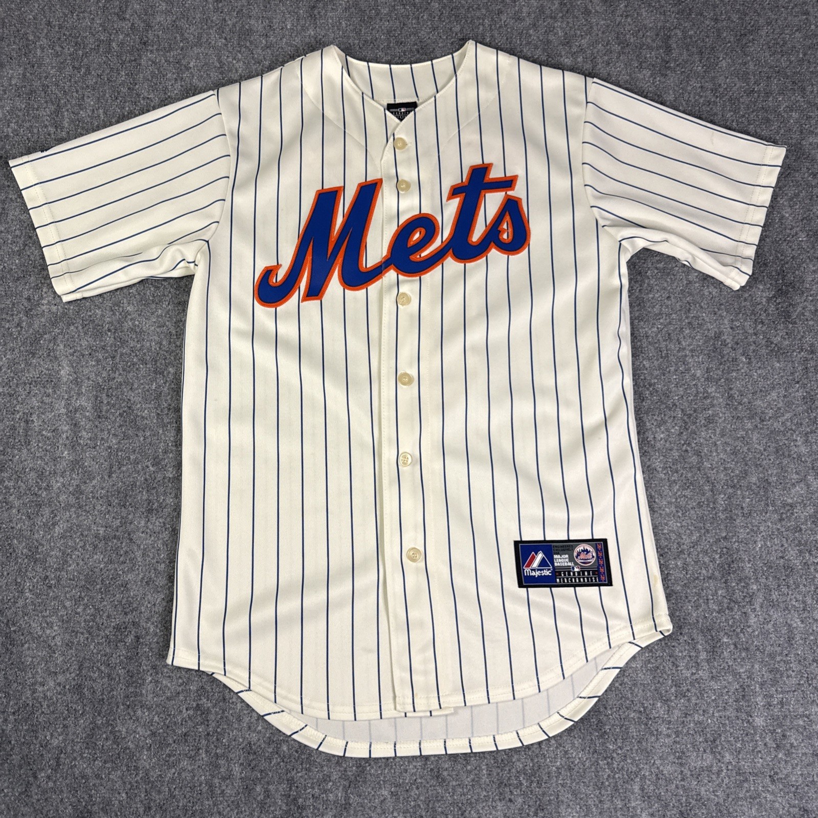 New York Mets Majestic David Wright #5 Mens Jersey Pinstripes
