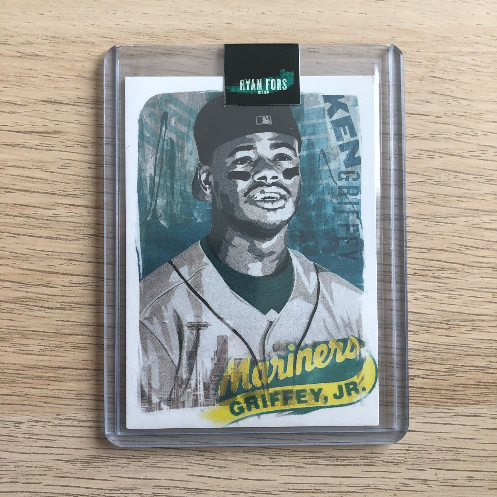 Remix 2020 Ken Griffey Jr Card 01 – Project Seattle Mariners Topps Custom