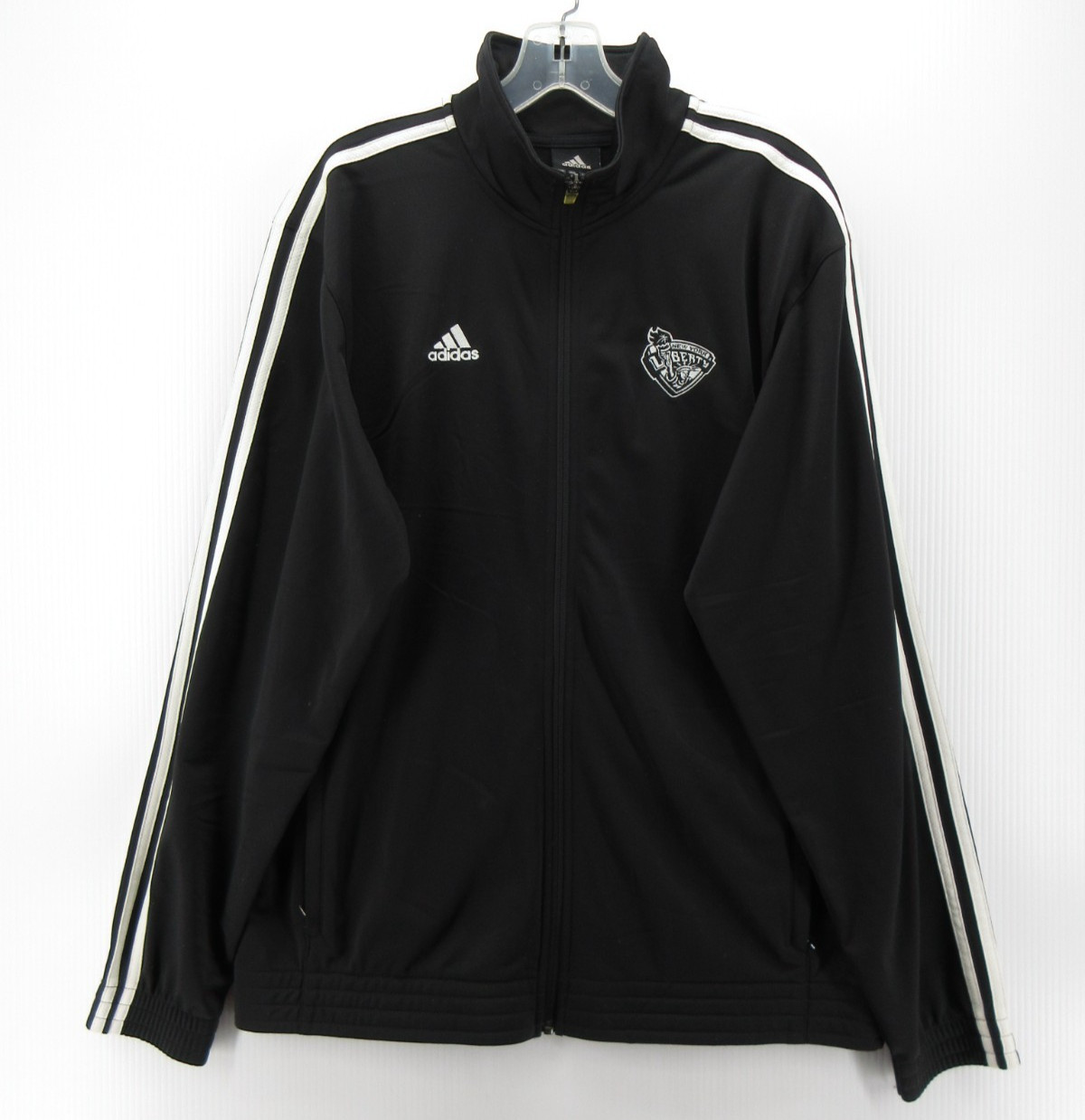 New York Liberty Jacket Men Medium Black Adidas Basketball WNBA Warm Up Y2K