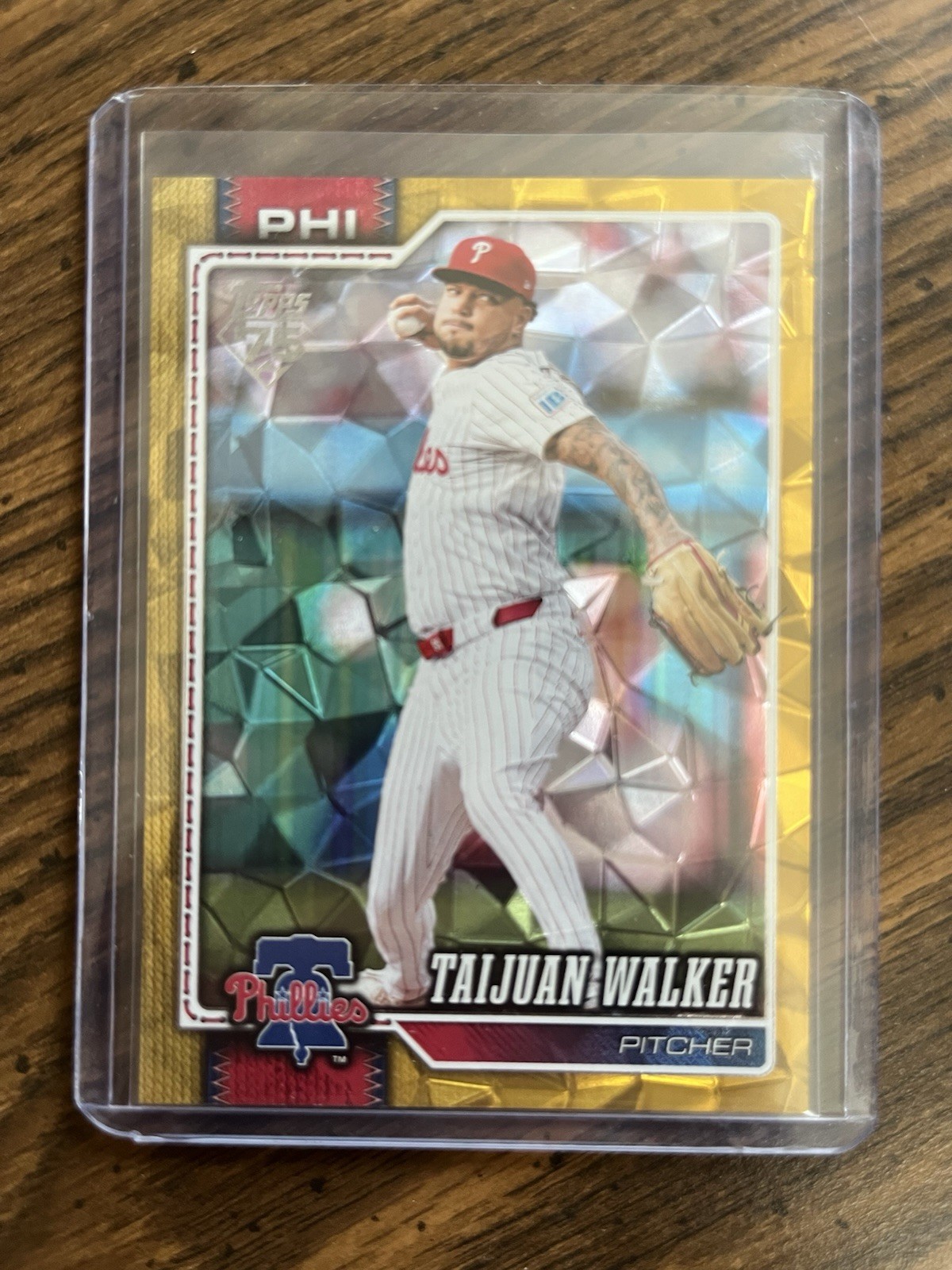 2025 Topps Series 2 – Taijuan Walker #351 Diamante Foilboard Gold /50
