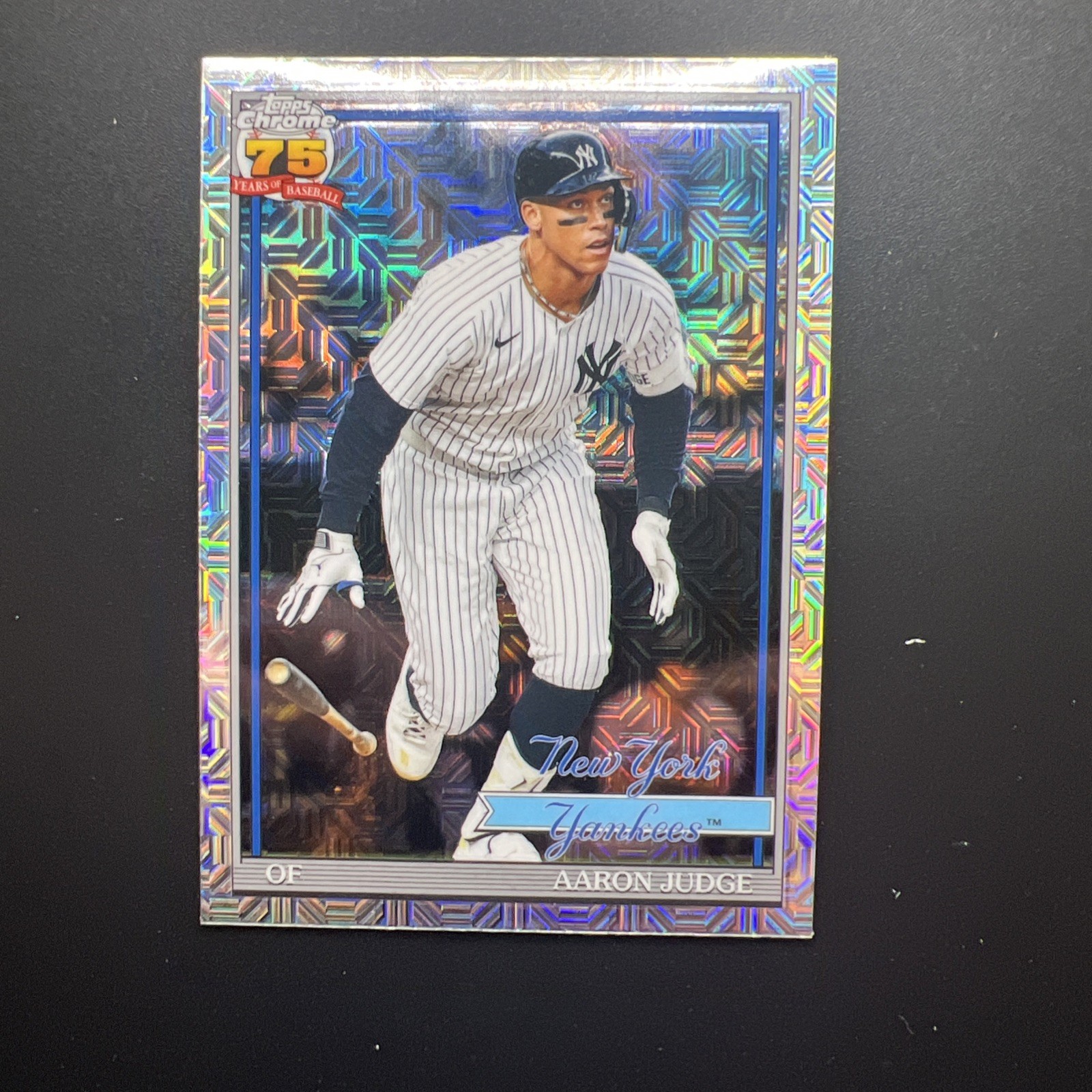 2026 Topps Series 1 – 75 Year – Aaron Judge – #91C-82 Mojo Refractor