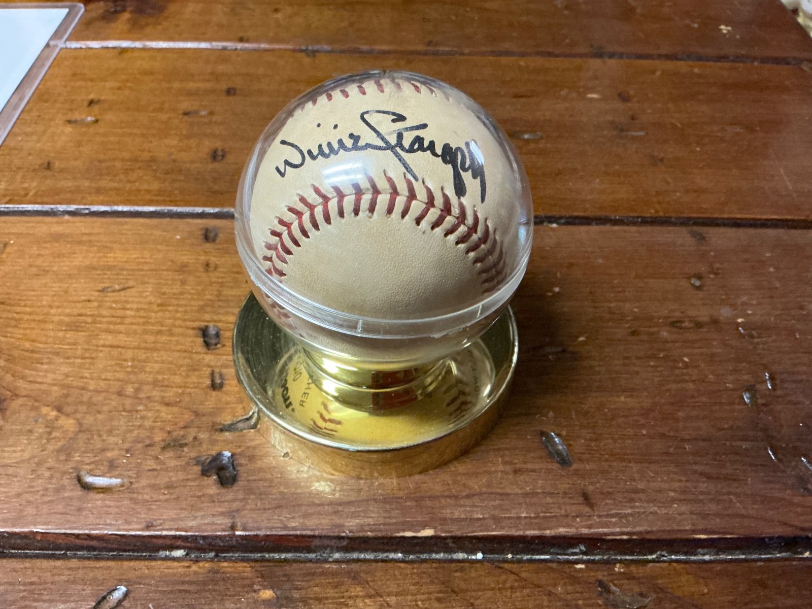 **SIGNED** Willie Stargell Baseball PITTSBURGH PIRATES ** PLUS 8×10 **