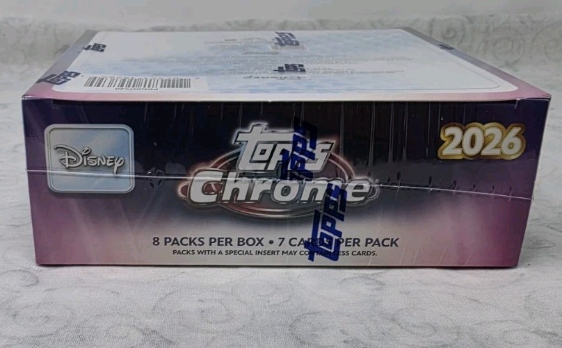 2026 Topps Chrome Disney Mega Box – New / Sealed