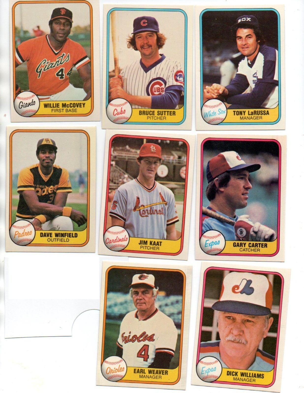 1981-1984 Fleer Lot. 375+ cards, almost 50 HOFers. No creases, or duplicates!