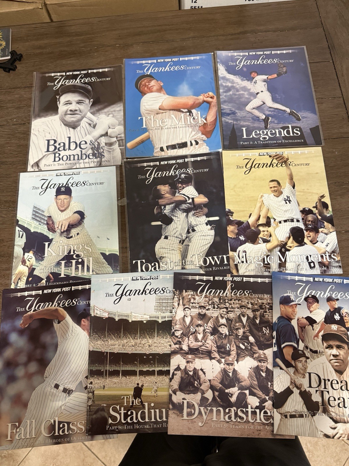 New York Post The Yankees Century Complete 10 Issues Set Part 1-10