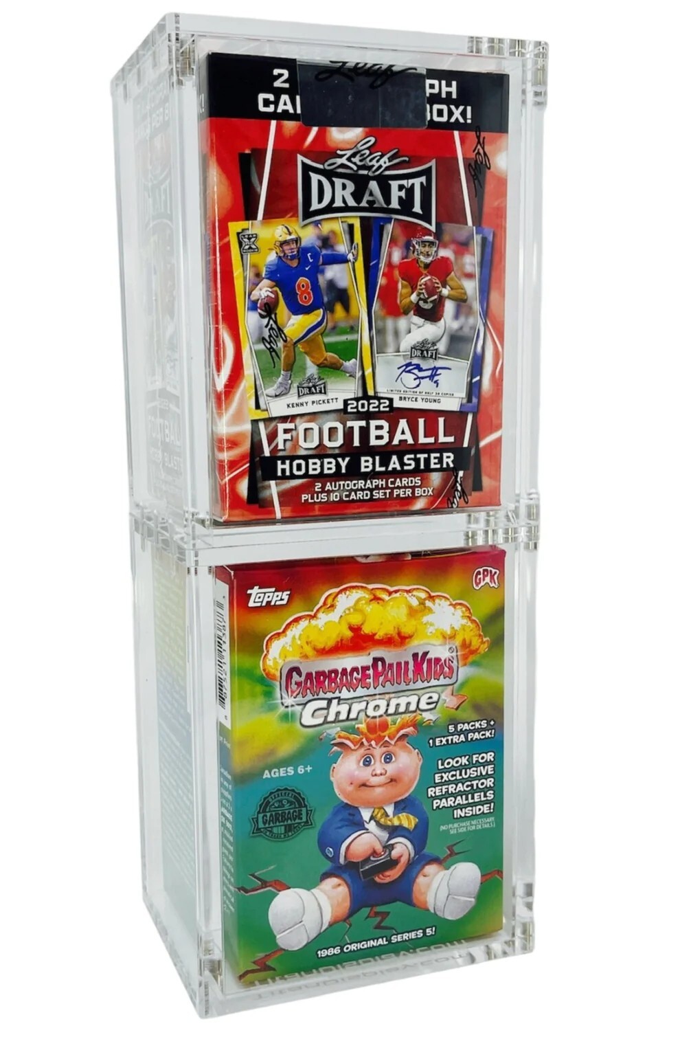 Premium Acrylic Display Case w/ Magnetic Lid & Stackable for Modern Blaster Box
