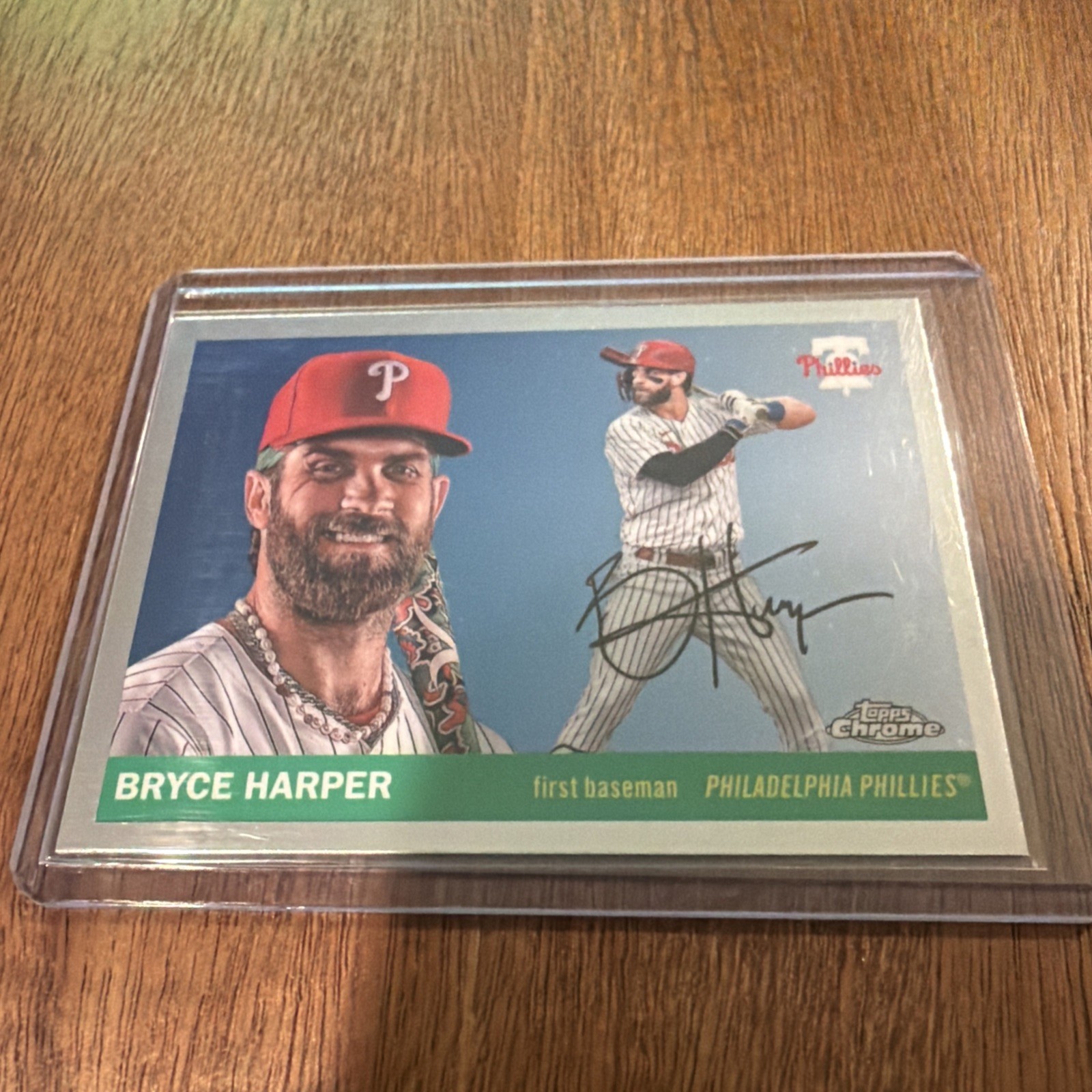2025 Topps Chrome Platinum Anniversary Bryce Harper #135 – Phillies