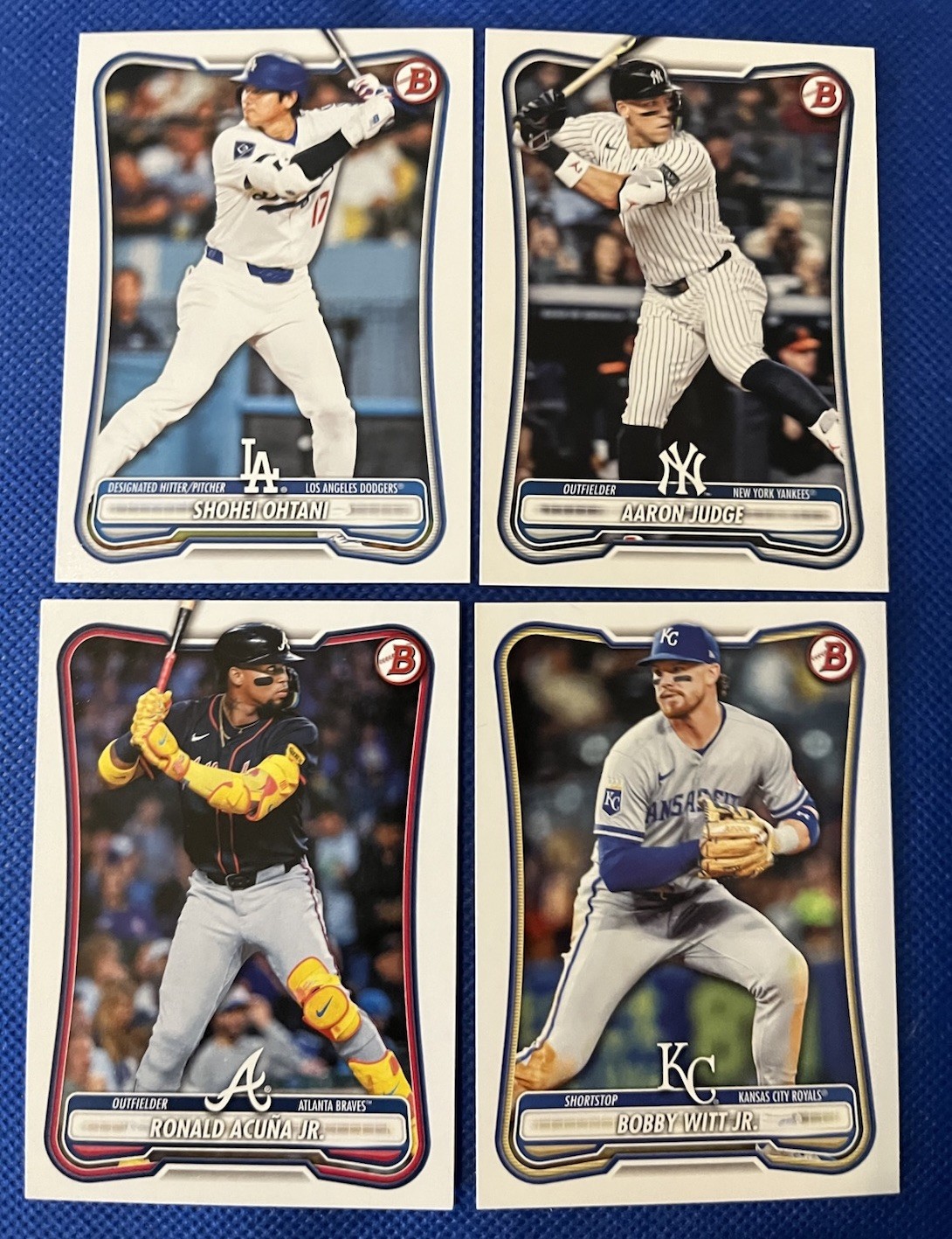 2026 Bowman Baseball Complete Base Set #1-100 Rookies, Young Stars, & Veterans