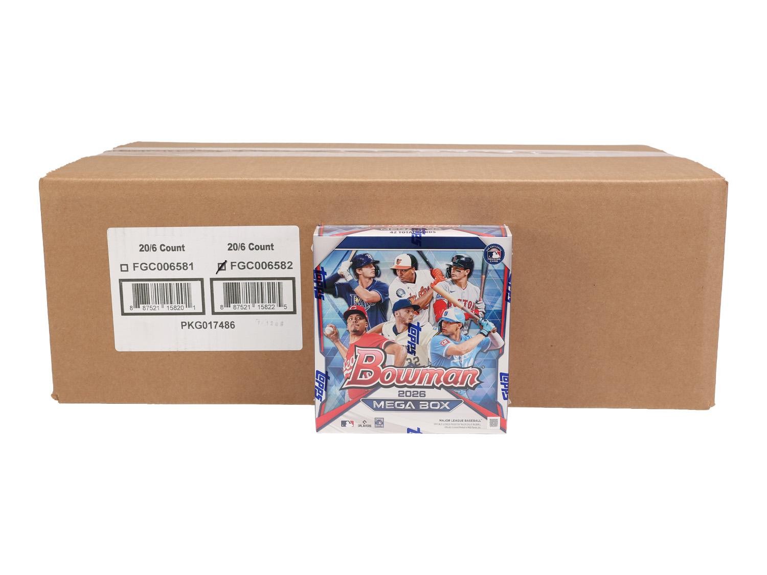 2026 BOWMAN BASEBALL MEGA 20-BOX CASE