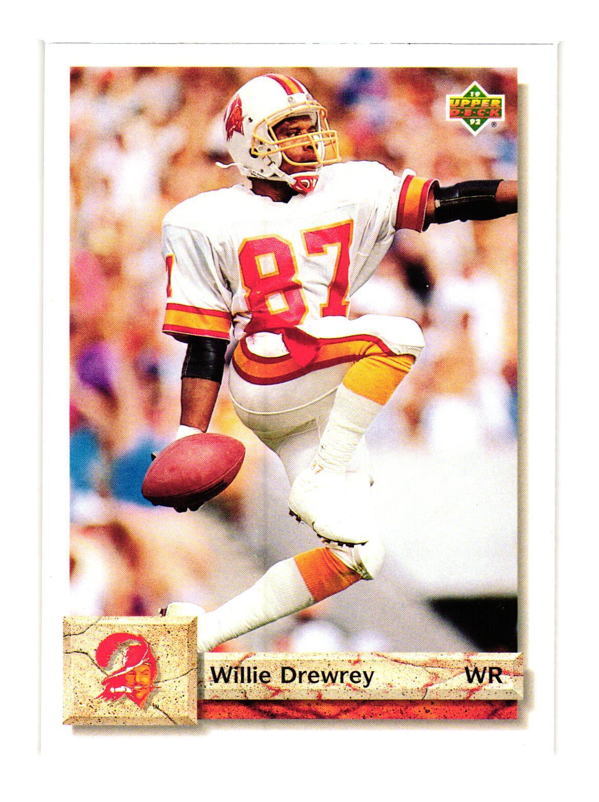 1992 Upper Deck #501 Willie Drewrey Tampa Bay Buccaneers