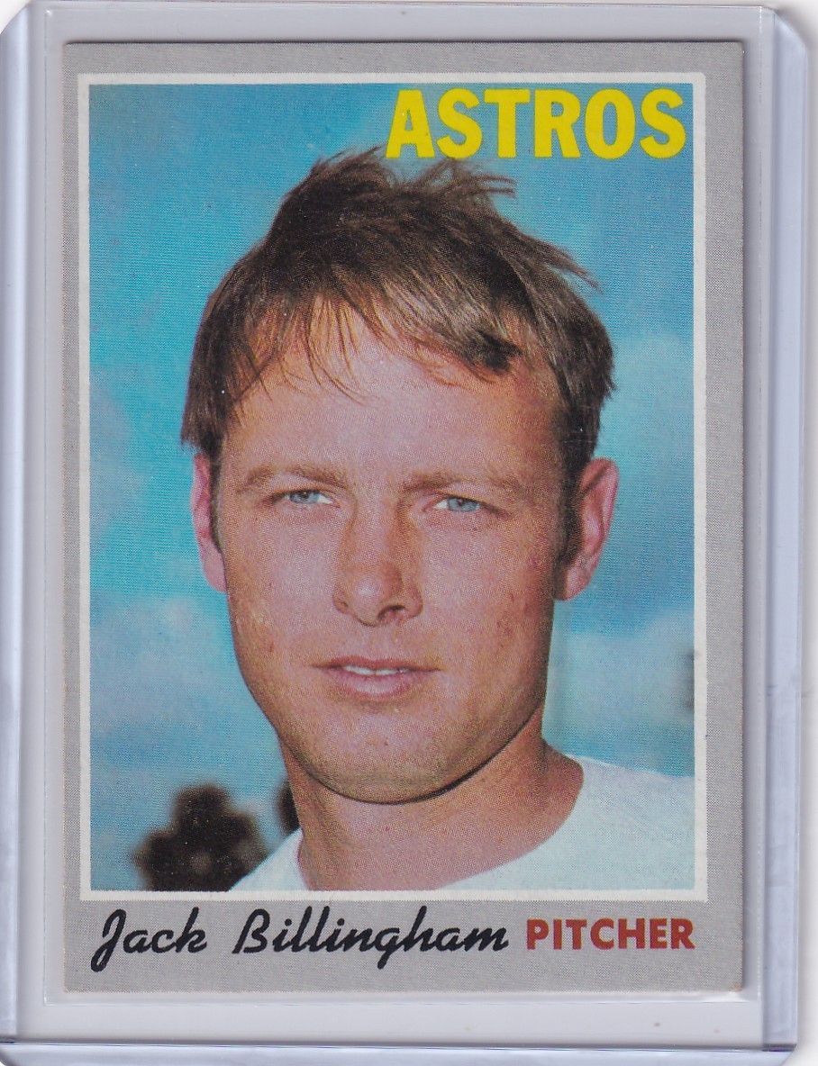 1970 Topps Baseball #701 Jack Billingham – Houston Astros
