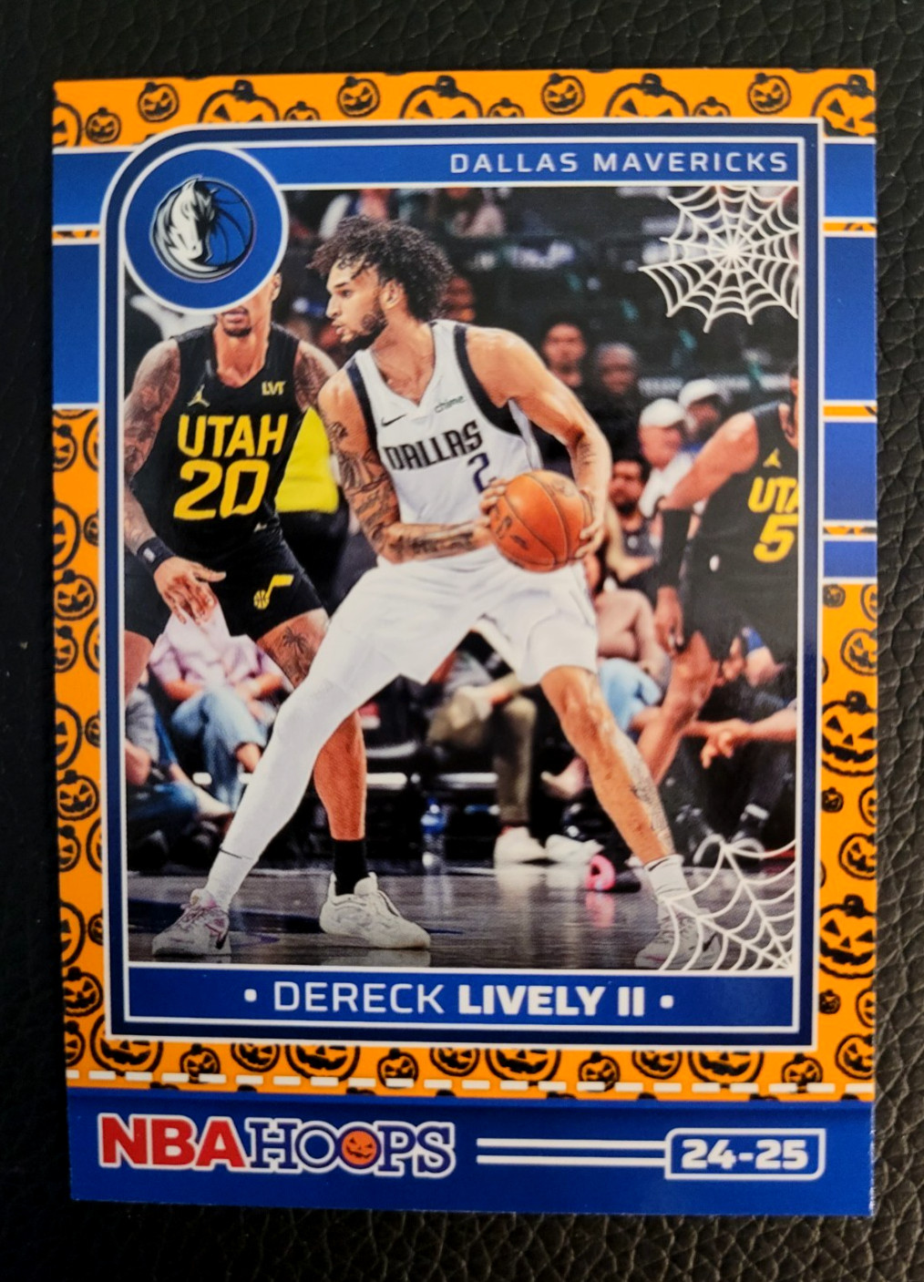 2025 Haunted Hoops Orange Pumpkin #75 Dereck Lively II Mavericks NBA