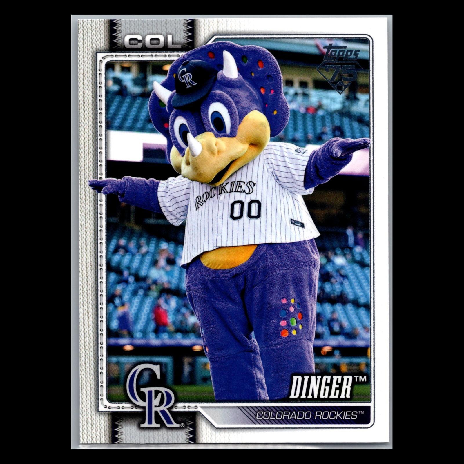 2026 Topps Series 1 Baseball Mascots #M-4 Dinger, Colorado Rockies