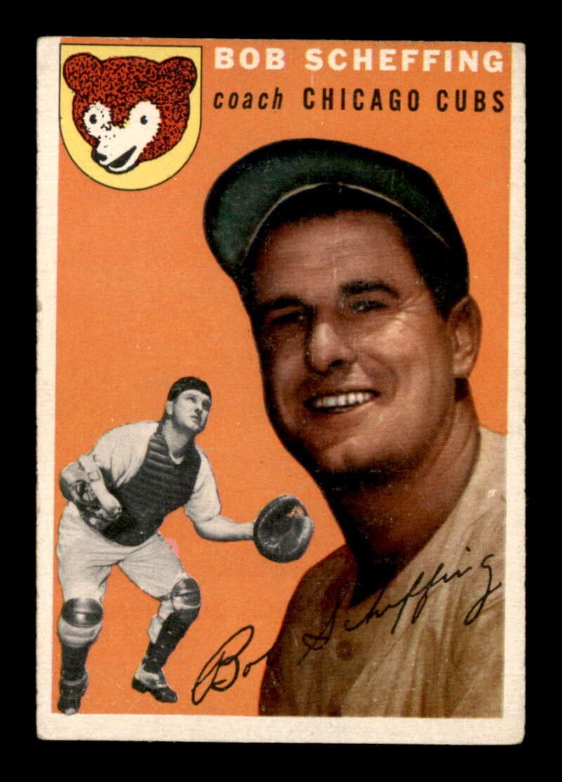 1954 Topps #76 Bob Scheffing CO VG/VGEX X3381510